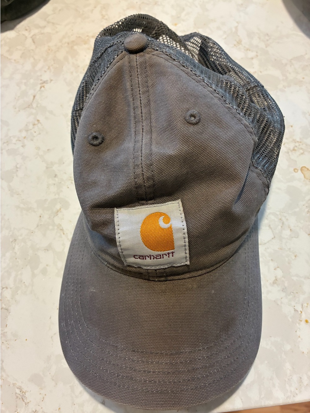 Carhartt Black /Gray Mesh Interior Logo Cap